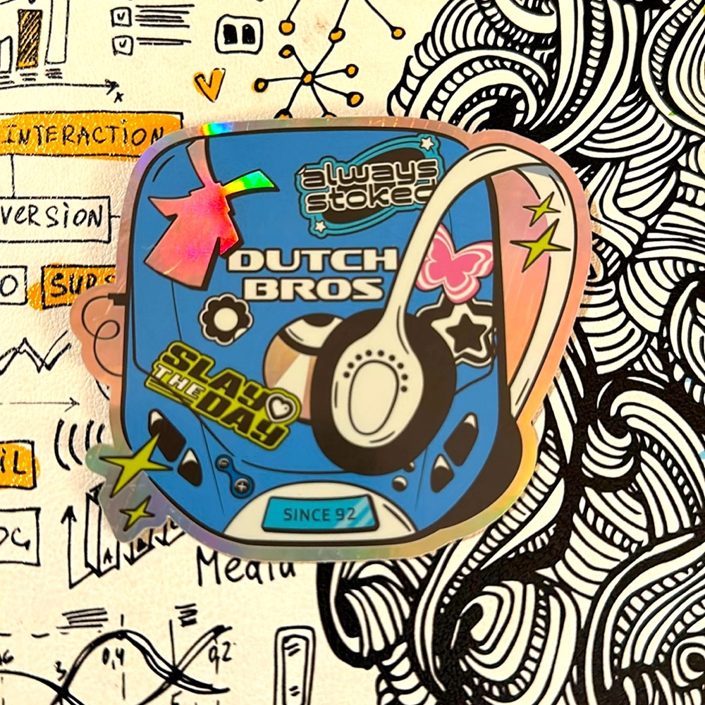 Dutch Bros Coffee - August 2023 Sticker Drop